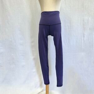 Lululemon Wunder Under Hi-Rise Tight Luon Variegated Knit Black/blue/pink Size 8